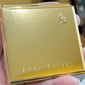 Joan Rivers Gold Compact Double Mirror